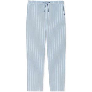 Schiesser Lange pyjamabroek voor dames, Blauw gestreept, XS-S