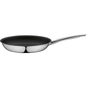 Spring Vulcano Classic braadpan, 32 cm, roestvrij staal, anti-aanbaklaag, geschikt voor inductie, 5-laags meerlaags materiaal, braadpan, inductie, ovenvaste roestvrijstalen pan