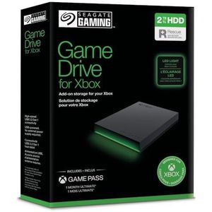 Seagate Game Drive externe harde schijf 2 TB Zwart