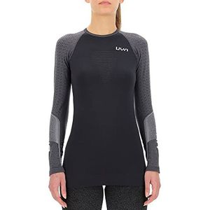 UYN Dames Marathon T-shirt, Peacot/Zwart/River Blauw, XL