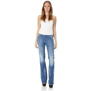 Cross Jeans Dames Jeans Regular Fit, P 467-373 / Julie, blauw, 28W x 32L
