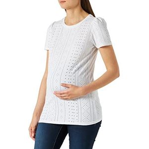 Noppies Nori T-shirt voor dames met korte mouwen, Helder wit - P062, 34