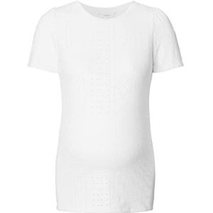 Noppies Nori T-shirt voor dames met korte mouwen, Helder wit - P062, 34