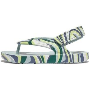 Fitflop iQUSHION Kids Swirly Ergonomic Teenslippers, sandalen, blauw, 25 EU, Blauw, 25 EU