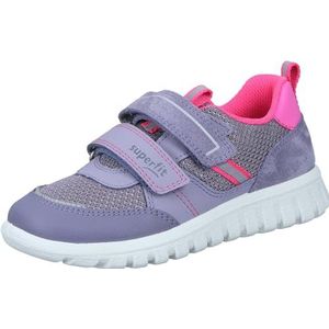 Superfit Sport7 Mini Sneakers voor meisjes, Paars Roze 8520, 27 EU Weit