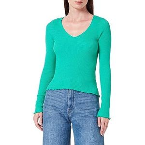 Bestseller A/S Dames VMEVIE LS V-hals GA NOOS trui, mint, XL, Mint, XL
