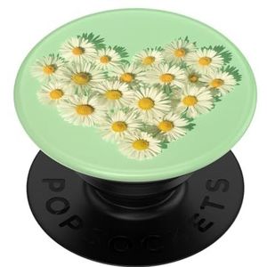 PopSockets: PopGrip - Uitbreidbare standaard en grip met verwisselbare bovenkant voor smartphones en tablets - Daisy Lover