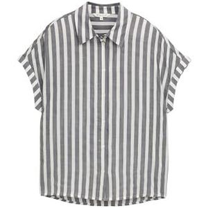 Tom Tailor - Loose Fit - Overhemdblouse - Gestreept - Pure Viscose