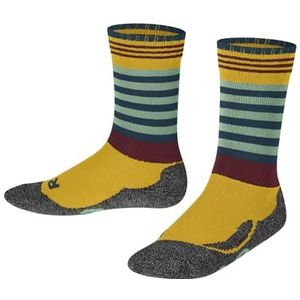 FALKE Uniseks-kind Sokken Active Frog K So wol functioneel materiaal dik ademend 1 paar, Geel Bee 1393, 19-22