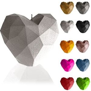Candellana Heart Low-Poly Kaars - Kaars voor Valentijnsdag - Kaars - Cadeau-idee - Kaars Hart - Romantische Decoratie - Liefde Kaarsen - Handgemaakt Cadeau