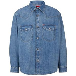 HUGO Elpazo Shirt voor heren, Light/Pastel Blue450, M