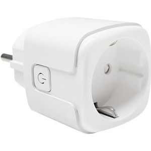 LED ATOMANT Intelligent stopcontact Wifi 16 A met verbruiksmeter, programmeerbaar met timer, afstandsbediening via Smart Life-app en stem, compatibel met Alexa en Google Home