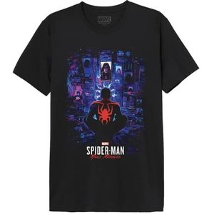 Marvel T-shirt voor heren, Zwart, XL