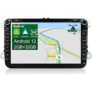 JOYX - Autoradio - 8 inch - Android 10 - 2 Din - Geschikt voor VW Passat/Golf/Skoda/Seat - Achteruitrijcamera Canbus gratis - GPS
