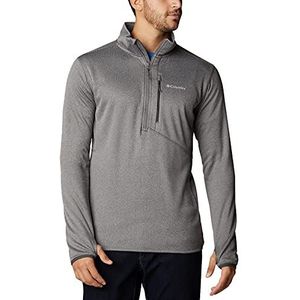 Columbia Park View Fleece Half Zip Fleece Halve Rits Pullover Heren, City Grey Heather, XL - 10X-Large, City Grey Heather, X-Large-10X-Large