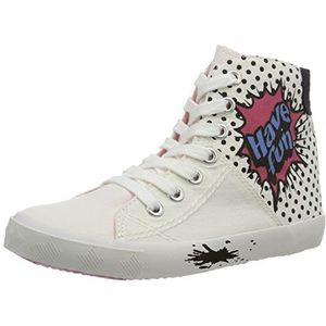 s.Oliver Meisjes 45205 High-Top, Wit (White Comb. 110), 35 EU