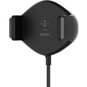 Belkin Vent Mount universele autohouder auto-ventilatiehouder (geschikt voor smartphones tot 6 inch), Ventilatierooster met draadloze oplader, zwart