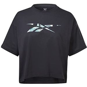 Reebok Dames Classics Winter Pack Tee T-shirts, zwart, XS