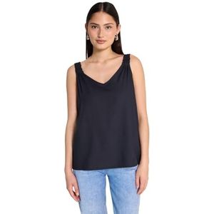 Street One - Studio - Blouse Top - Blauw - Knoopdetail