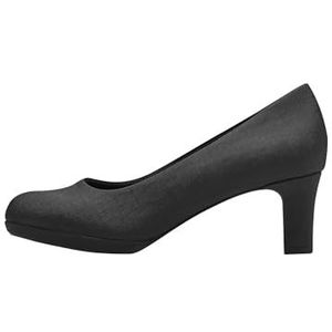 Jana Dames 8-22480-42 pumps, Black Glitter, 40 EU breed, Black Glitter, 40 EU Breed