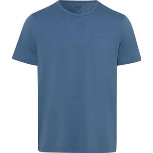 BRAX Heren Style Tony Blue Planet Organic Cotton T-shirt, blauw (steel blue), XL