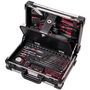 Kraftwerk 3944 123-delige professionele aluminium gereedschapskoffer KW
