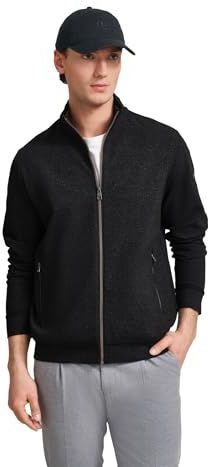 Bugatti - Sweatjack - Lichtgewicht - Met Structuur - Katoen-Elastaanmix