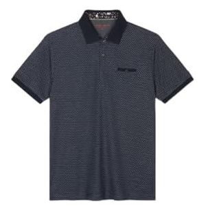 Teddy Smith P-Conor MC Poloshirt voor heren, Dark Navy/Jacquard 2, S