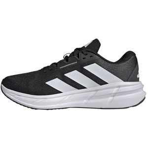 adidas Questar 3 Hardloopschoenen voor heren, niet-voetbal laag, Core Zwart Ftwr Wit Carbon, 45 1/3 EU