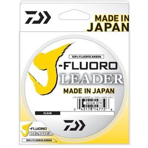Daiwa J-Fluoro Fluorocarbon Leader Clear met parallelle spoel band 12 lbs 100 Yards, Multi, One Size