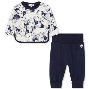 Timberland T60621 Set met hoodie en broek voor jongens, Indigoblauw, Eén maat