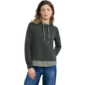 Cecil Dames layering sweatshirt pullover, groen, L