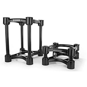 IsoAcoustics Iso-Stand Series Speaker Isolation Stands with Height & Tilt Adjustment: Iso-155 (15.5 x 19 cm) Pair