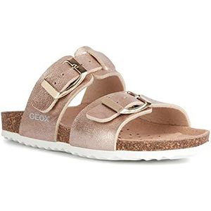 Geox Adriel Girls Sandalen voor dames, roségoud donker, 38 EU