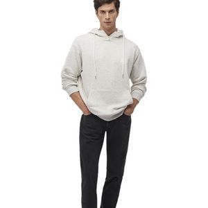 Mavi Heren Half Zip Hoodie Pullover, Karip Melange, S