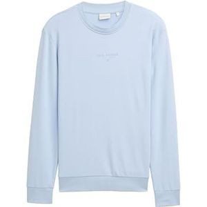 TOM TAILOR Sweatshirt voor heren, 13302 - Light Metal Blue, XXL