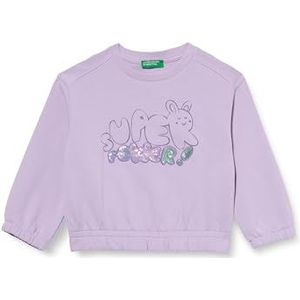 United Colors of Benetton Sweatshirt met capuchon voor meisjes en meisjes, Paars, 2 jaar