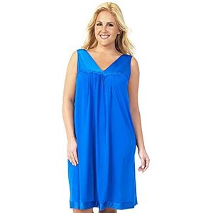 Vanity Fair Dames Plus Size Coloratura Slaapmode Korte Jurk 30807