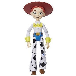 Mattel Disney Pixar Jessie, Grote Actiefiguur (ca. 30 cm), zeer beweegbaar met authentieke details, cowgirl verzamelfiguur uit de film Toy Story, vanaf 3 jaar HFY28