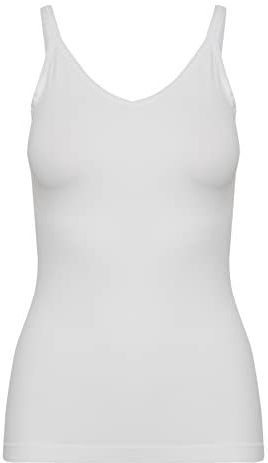 Part Two - Hydda - Top - Wit - Mouwloos - Slanke Pasvorm