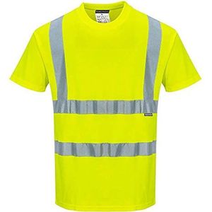 Portwest S170 Katoen Comfort Waarschuwing T-shirt, Normaal, Geel, Grootte XXL