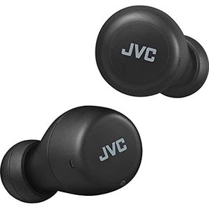 JVC Gumy HA-Z55T-B Mini-hoofdtelefoon, licht, Bluetooth 5.1, waterbestendigheid (IPX4), lange batterijduur (tot 15 uur), zwart