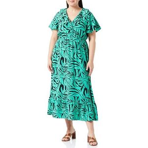 faina Damesjurk - Zebraprint 19226444, groen zwart, XL, groen/zwart, XL