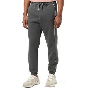 Koton Joggingbroek voor heren, met trekkoord, naaddetail, antraciet (931), S