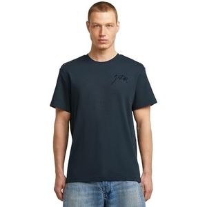 G-star - Script T-shirt - Korte Mouwen - Biologisch Katoen