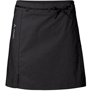 VAUDE Womens Tremalzo Skirt III - Rok voor de wielersport voor dames - incl. binnenbroek - ademende fietsrok, Black Uni, 38