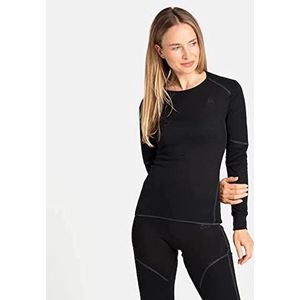 Ondershirt Odlo Women BL Top Crew Neck LS Active X-Warm Eco Black