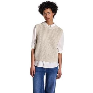 STREET ONE Gebreide top, Sheer Beige Mel., 44