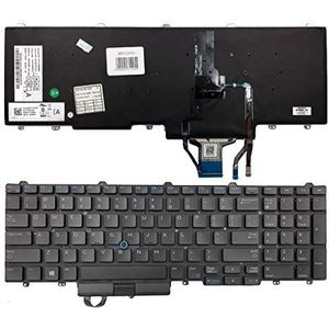 Toetsenbord voor Dell: Latitude E5550, E5570, 5580/Precision 15 7510, 3510/Precision 17 7710