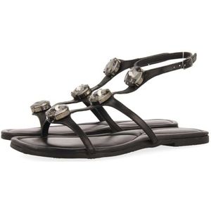 Sandalen - Metallic - Leer - Verstelbare Sluiting - Zachte Zool